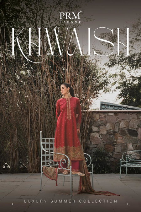 Khwaish By Prm Jam Silk Printed Wholesale Designer Salwar Suits Suppliers In Mumbai